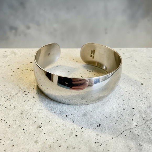 Vintage S. Kirk & Son Sterling Silver Wide Cuff Bracelet